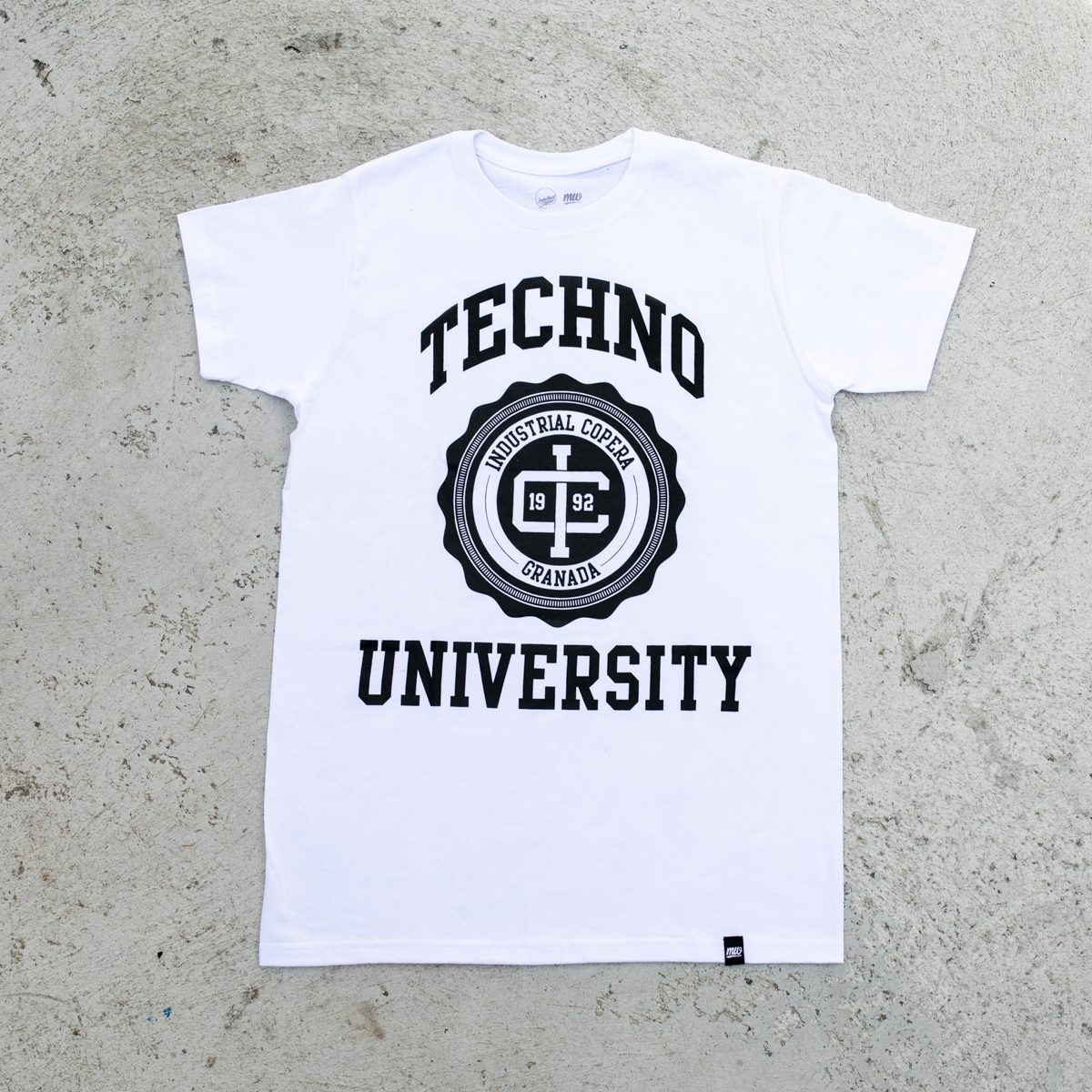 Camiseta Industrial Copera Blanca University